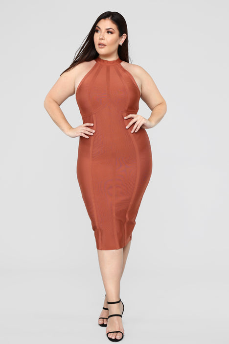 Kamila bandage shop midi dress