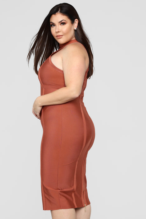 Kamila bandage top midi dress