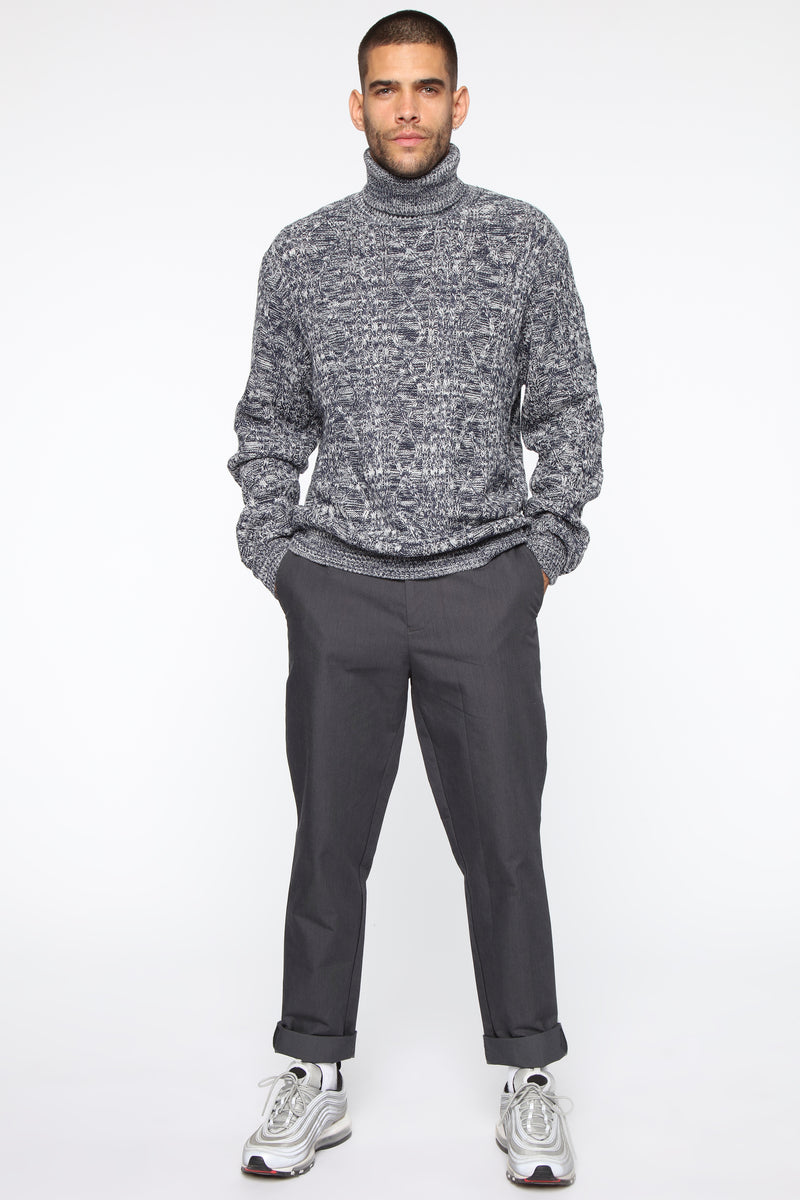 Dante Turtleneck Sweater - Blue/combo | Fashion Nova, Mens Sweaters ...