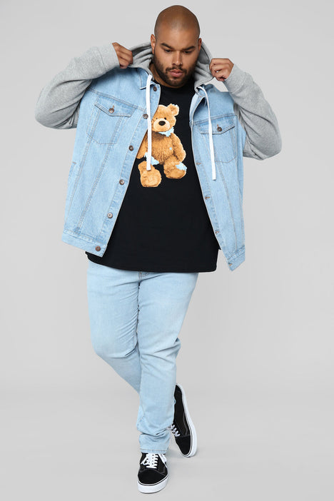 Fashion nova 2024 jean jacket men