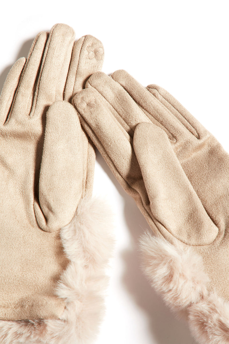 Snowy Winter Gloves Cream Fashion Nova, Accessories Fashion Nova