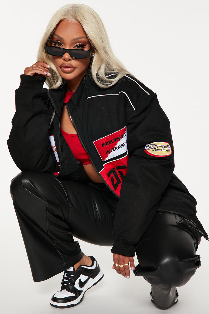 Monaco Bomber Jacket - Black | Fashion Nova, Jackets & Coats | Fashion Nova