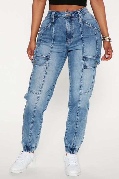 Fashion nova online denim joggers