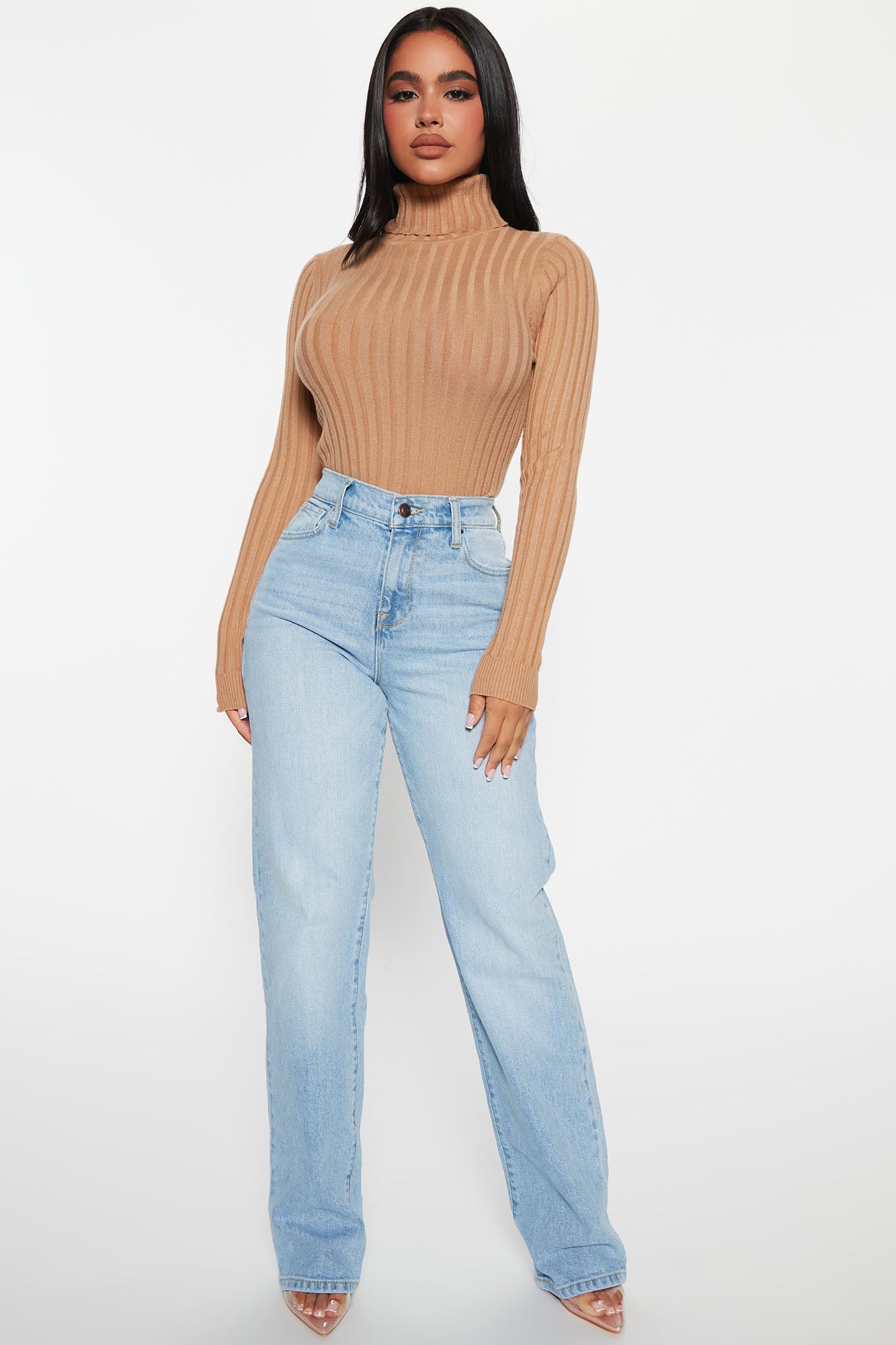Women's petite straight leg on sale jeans