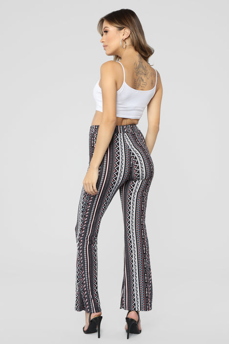 Brandy Print Flare Pants Multi