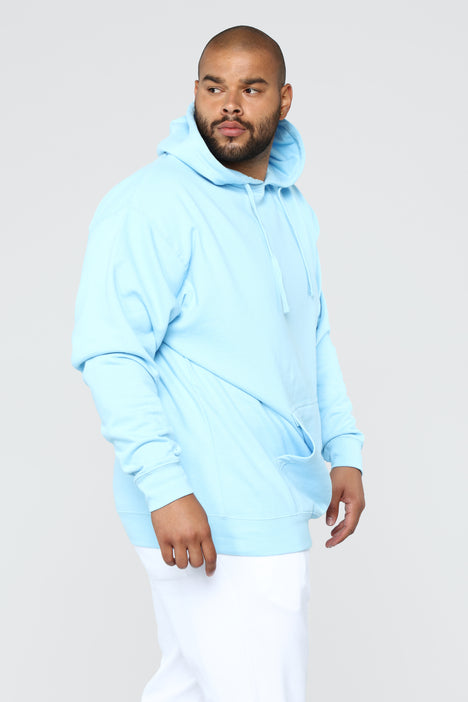Light blue 2024 hoodie mens