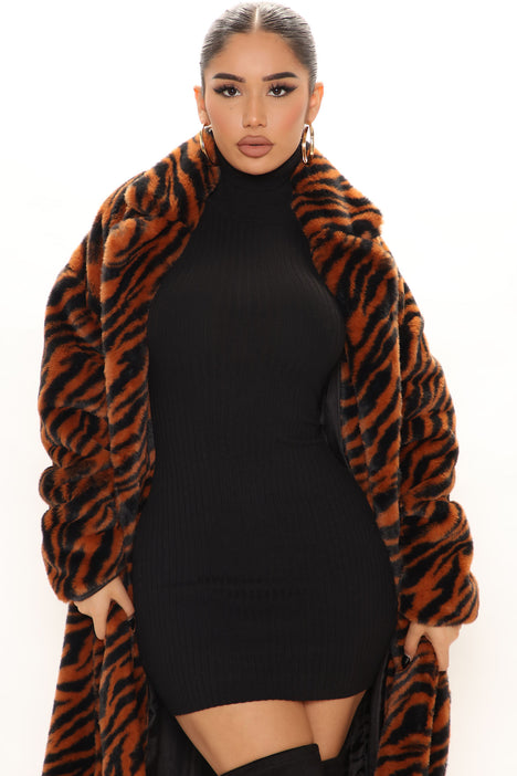 Fashion nova cheap faux fur coat