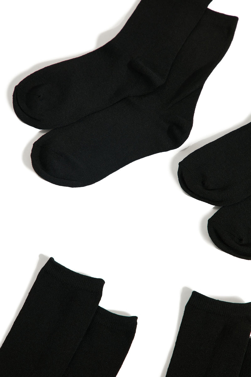 Essential 6 Pair Sock Pack - Black | Fashion Nova, Accessories ...