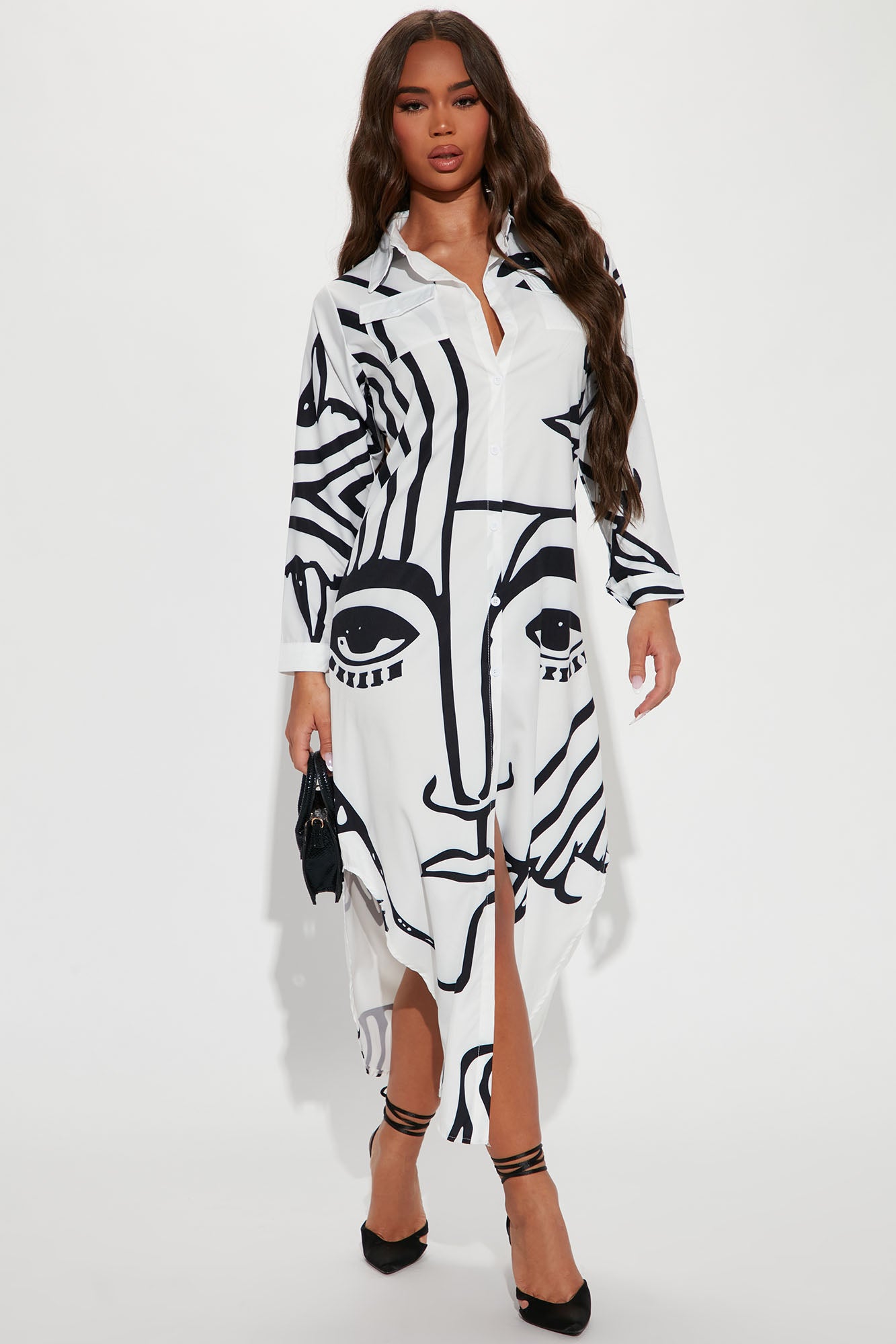 Big eye shirt dress online