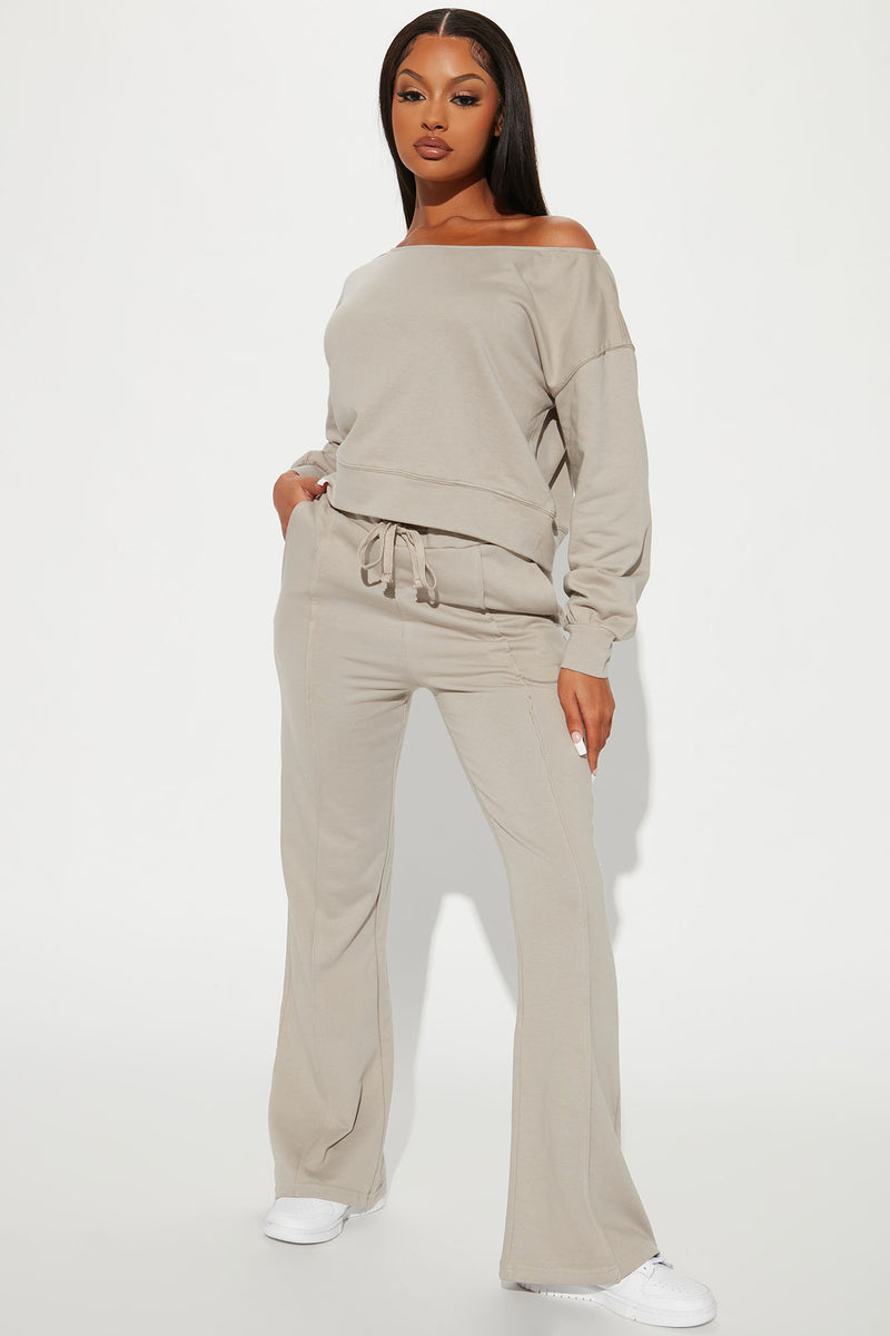 Easy Going Pant Set - Grey | Fashion Nova, Matching Sets | Fashion Nova