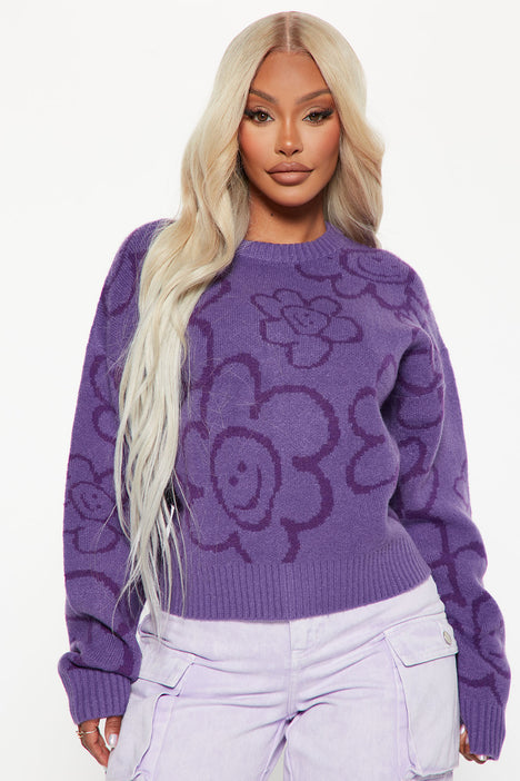 fashion nova purple sweater