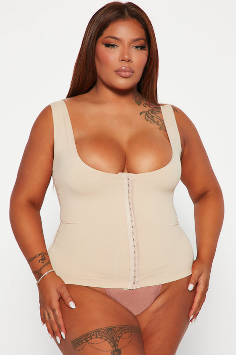 Stay Sexy Corset Shapewear Top - Nude