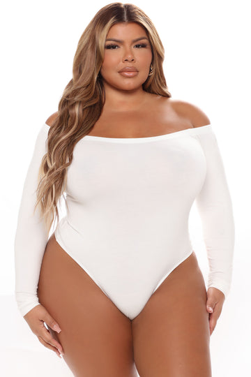 Plus size off the shoulder white shirt sale