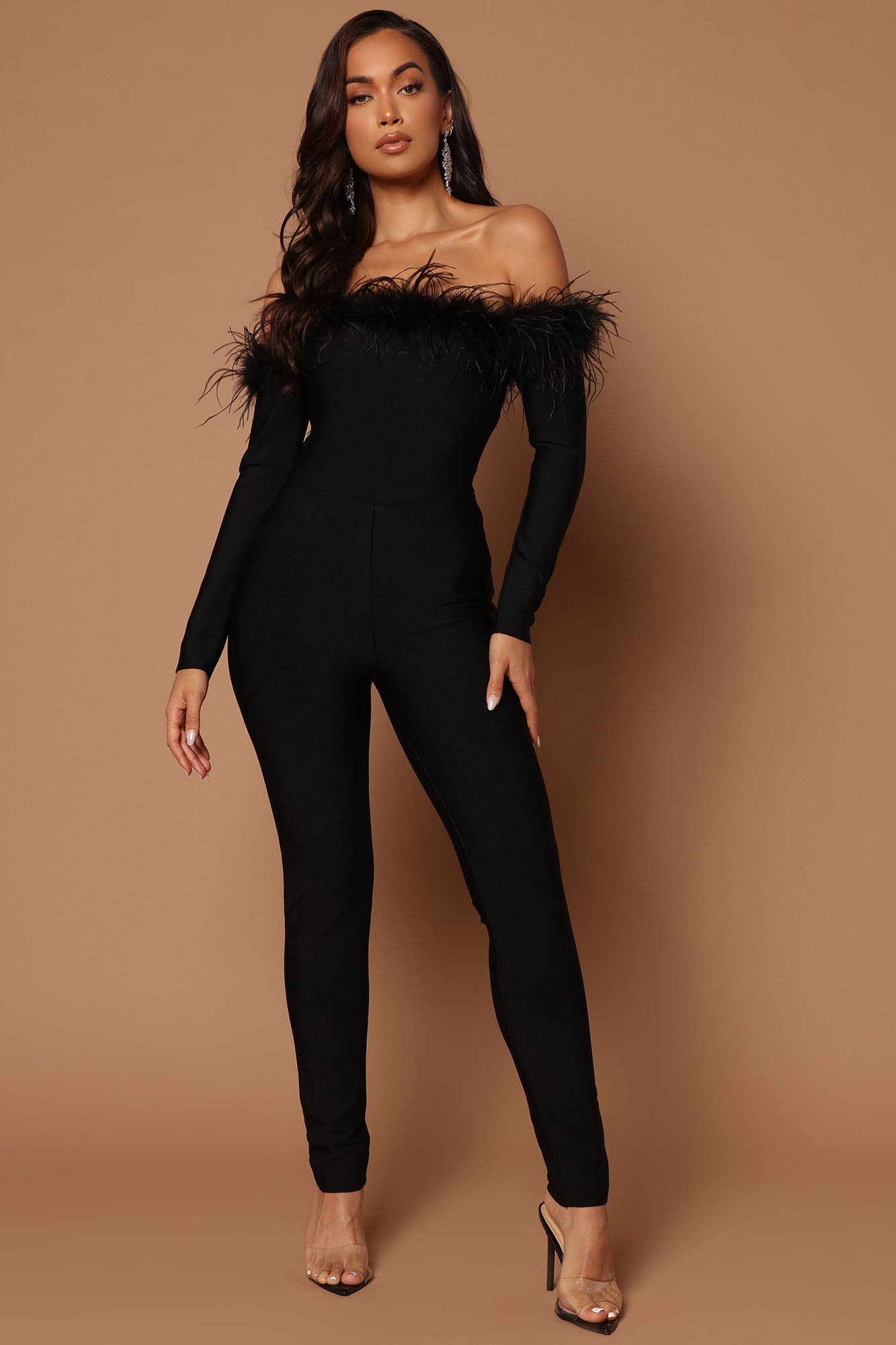 Fashion nova off shoulder jumpsuit clearance