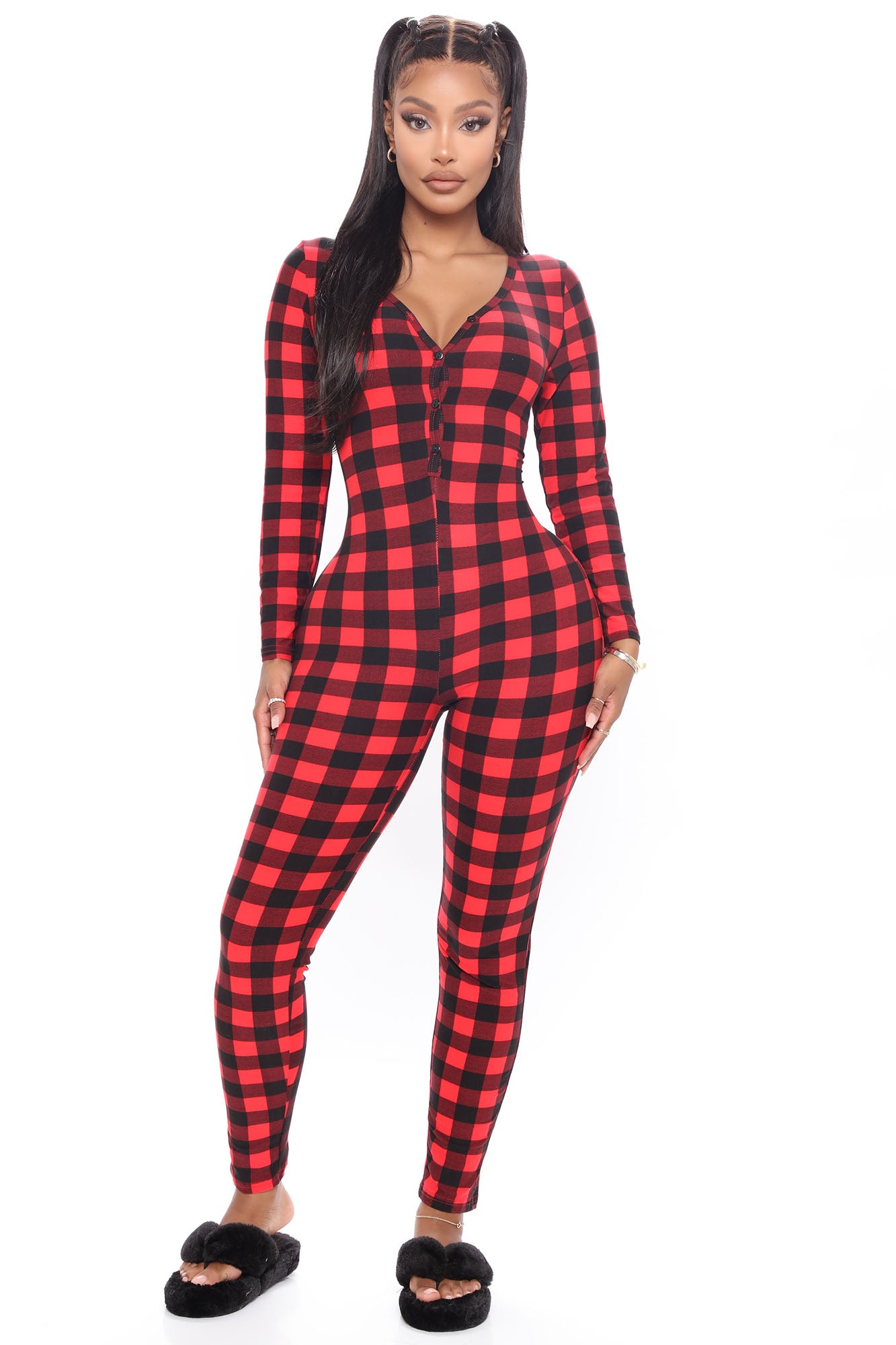 Red and black onesie pajamas store