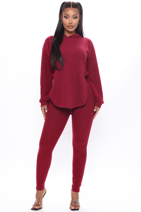Burgundy jumpsuit fashion nova outlet