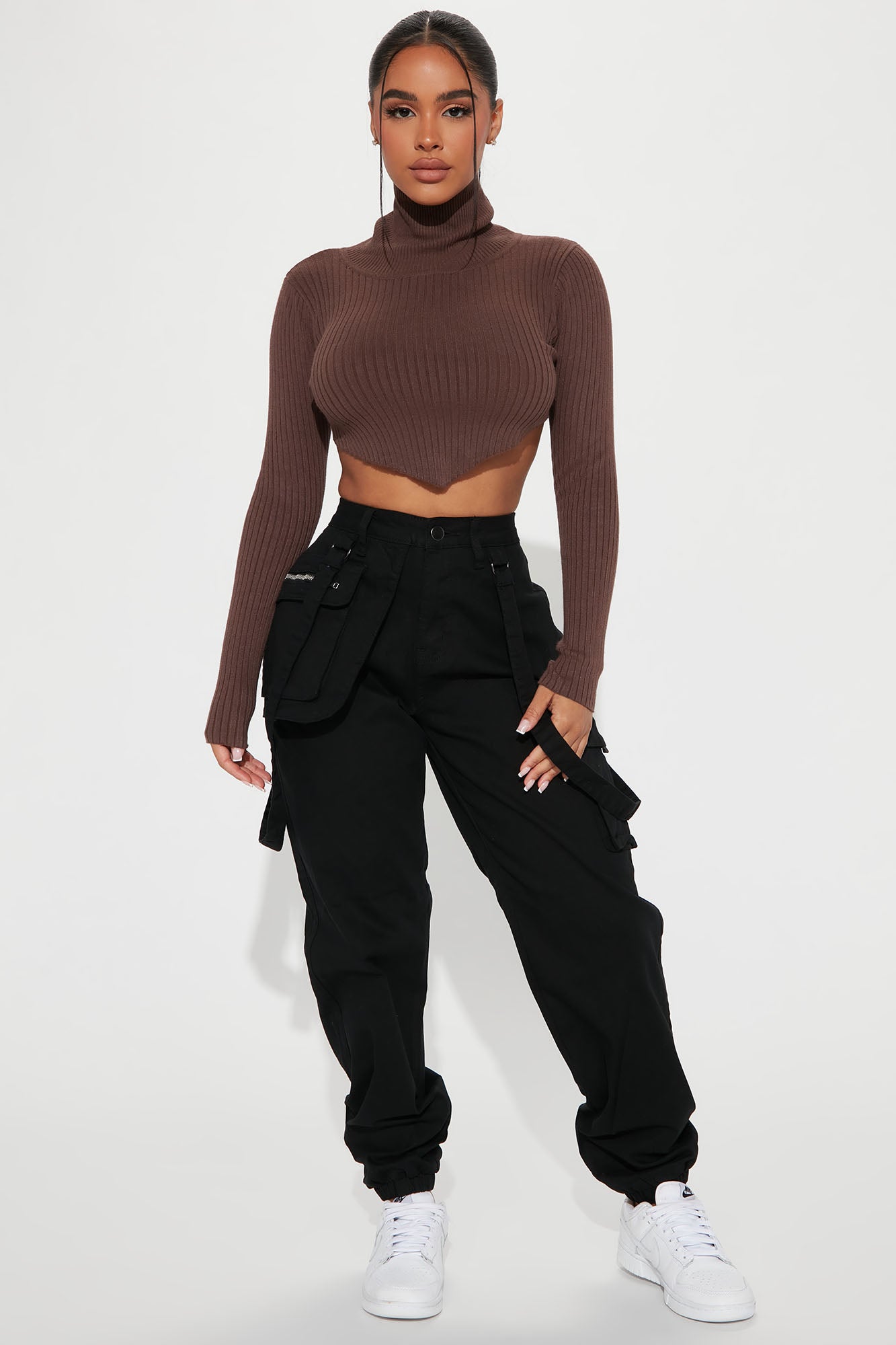 California Cruising Cargo Joggers Black Fashion Nova Pants