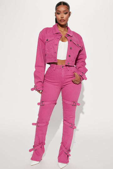 Fashion nova 2025 pink jeans