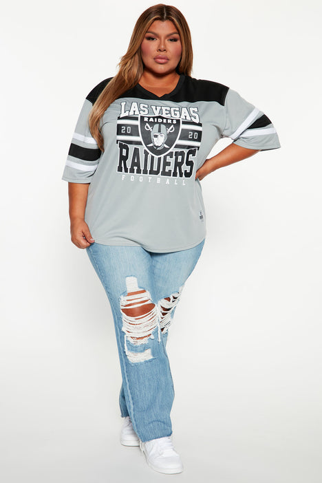 NFL Raiders Jersey Tee - Grey/combo