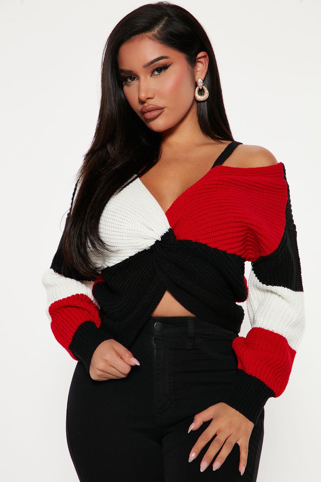 Fashion nova deals red sweater