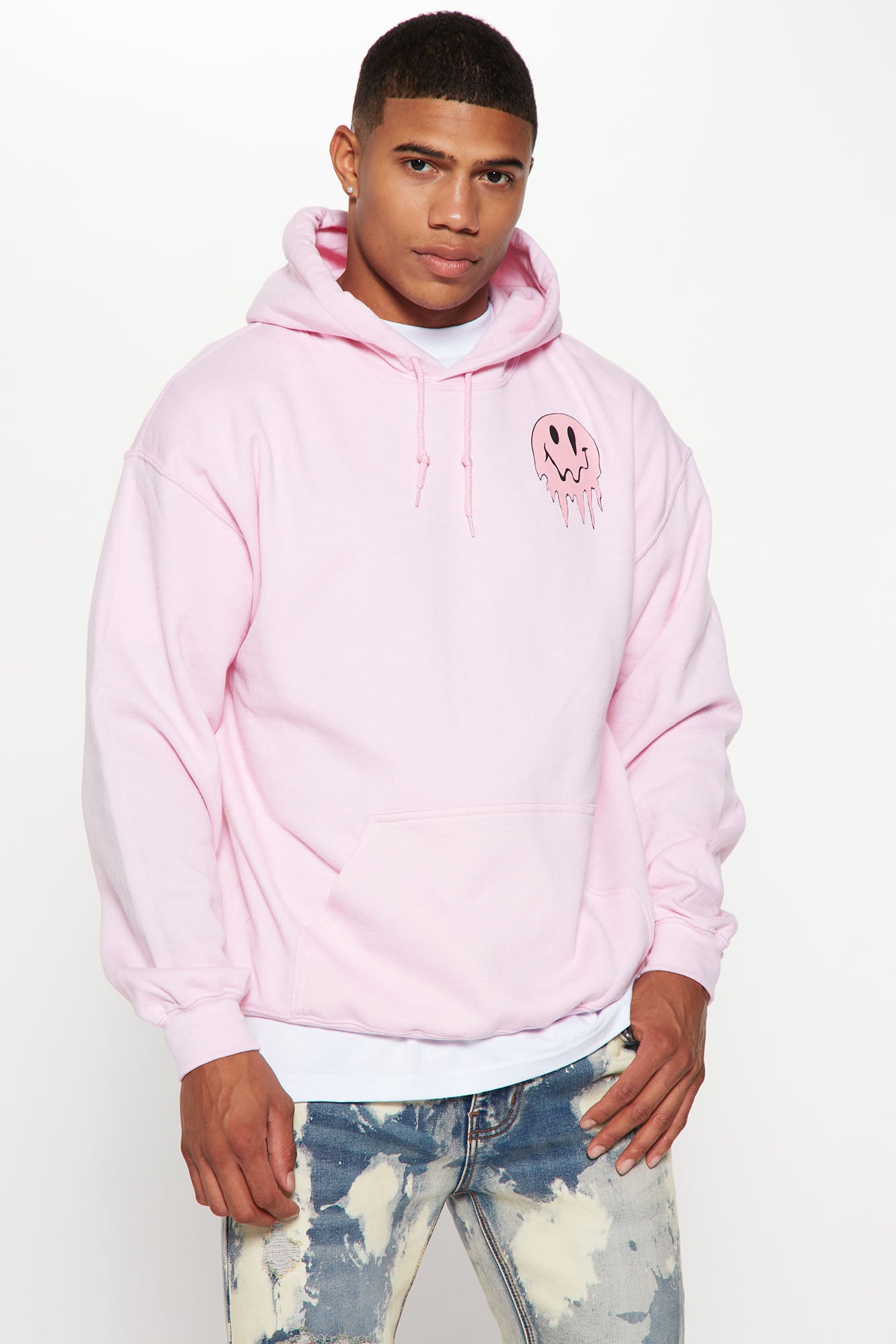 Hoodie pink pastel hotsell
