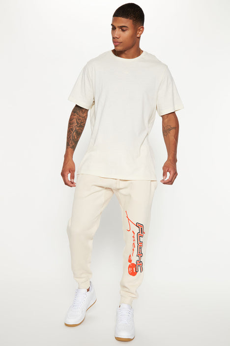 Flight Jogger Off White Fashion Nova Mens Fleece Bottoms
