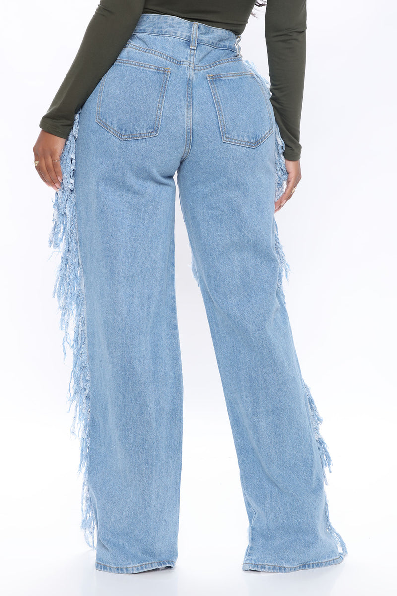 Fray Out My Way Destroyed Boyfriend Jeans - Light Blue Wash | Fashion ...