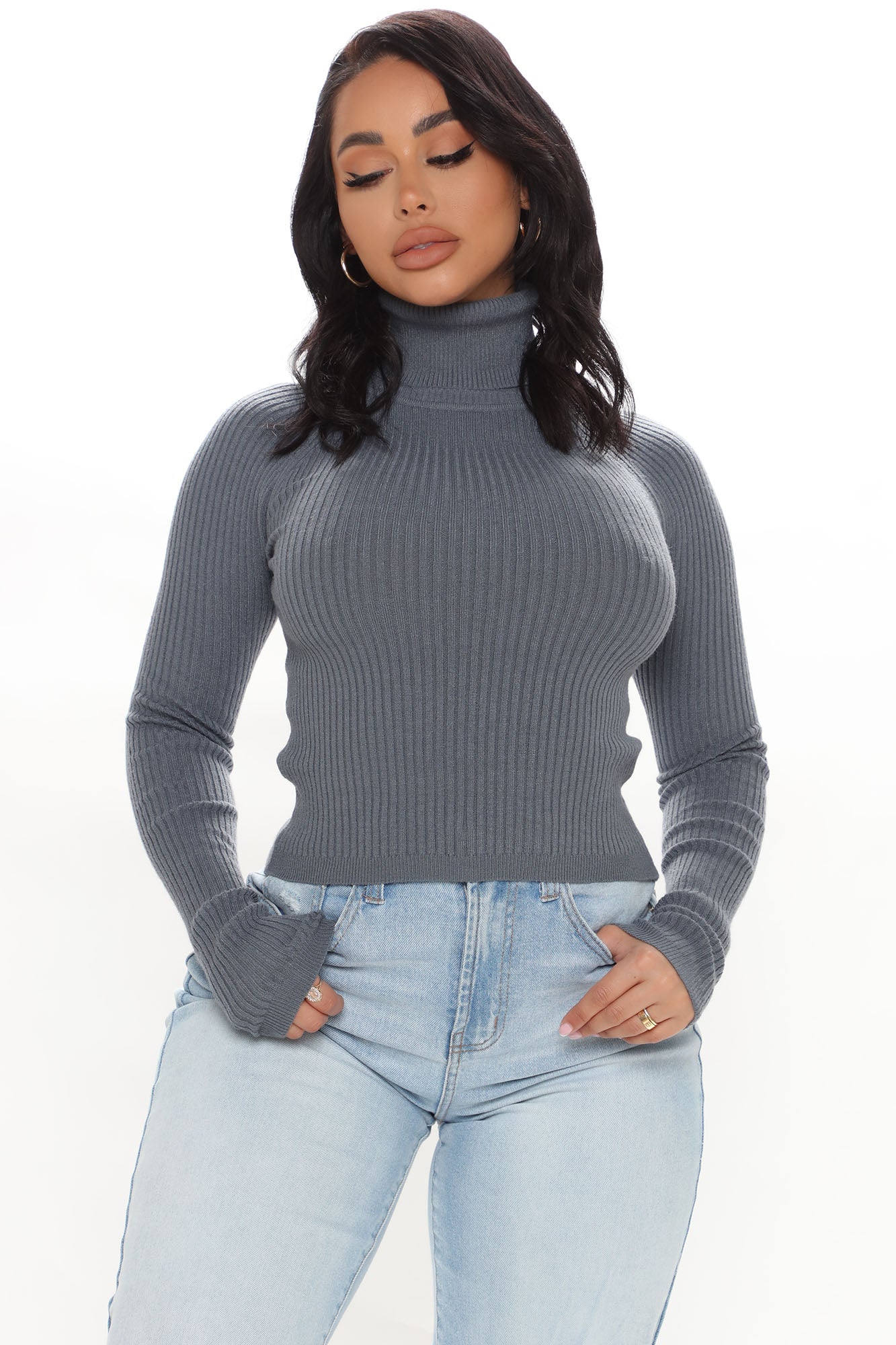 Loose discount turtleneck top