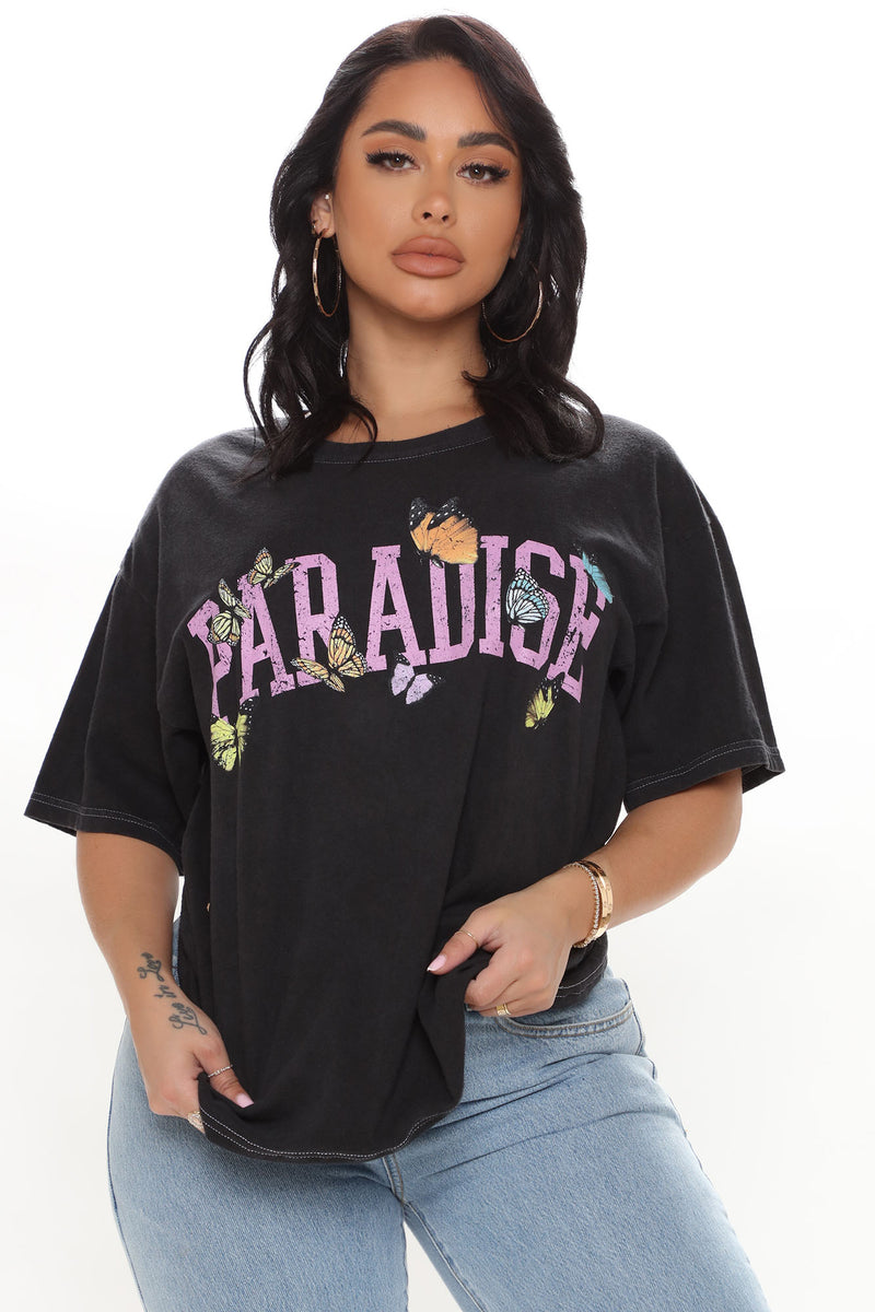 Floating In Paradise Top - Black Wash | Fashion Nova, Screens Tops and ...