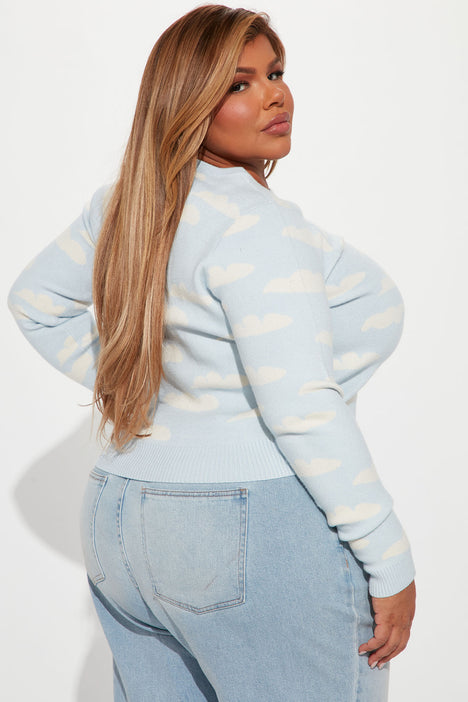 On Cloud Nine Sweater Blue