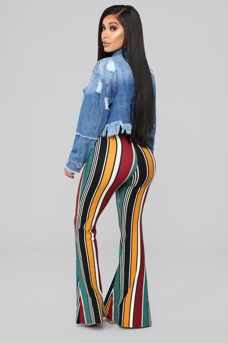 Fashion nova striped pants clearance