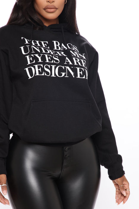 Womens black hot sale designer hoodie