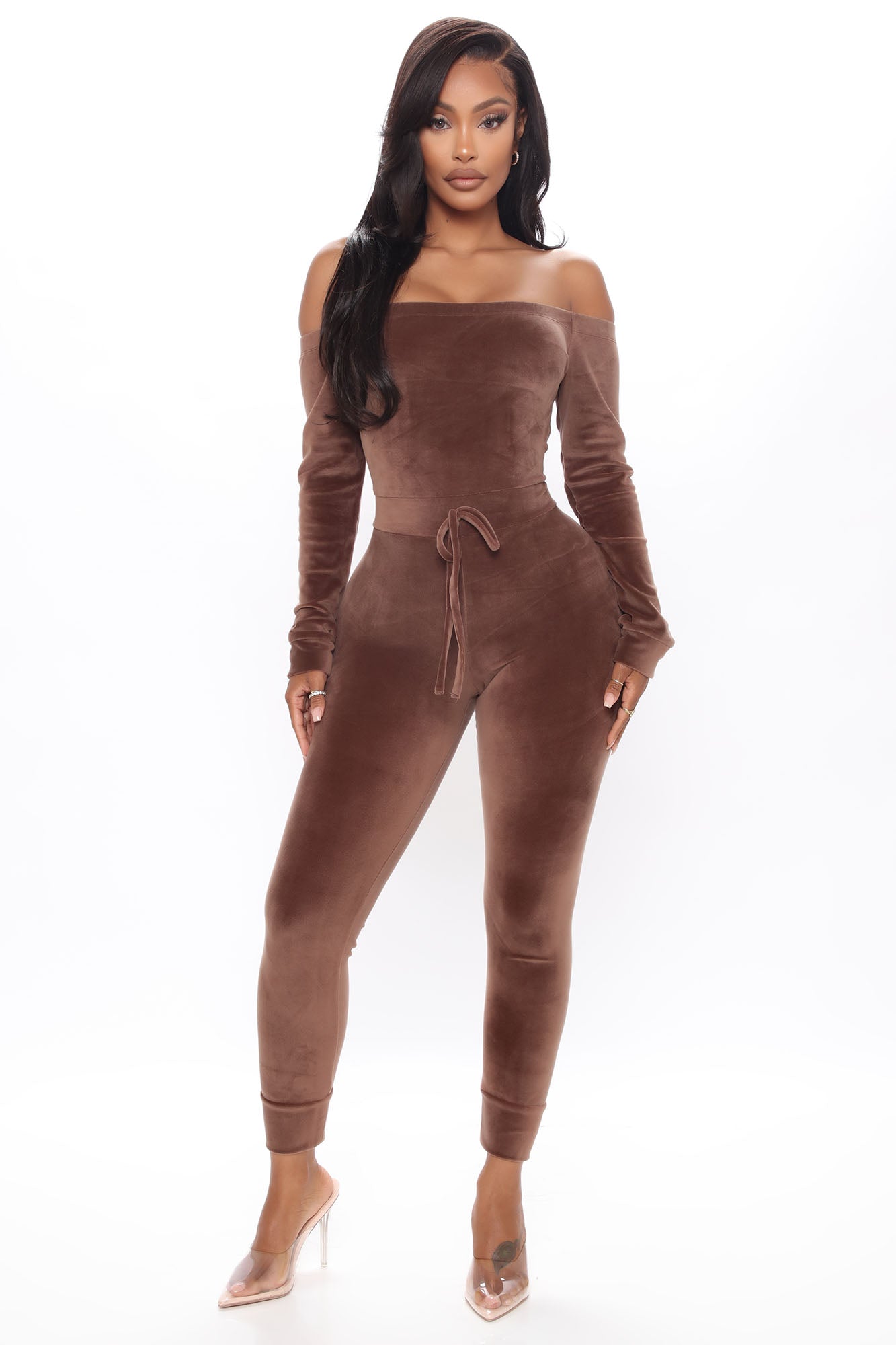 Need a hug hot sale velour jumpsuit