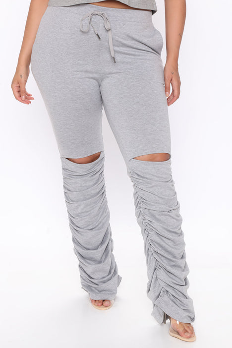 Stacked sweats store fashion nova