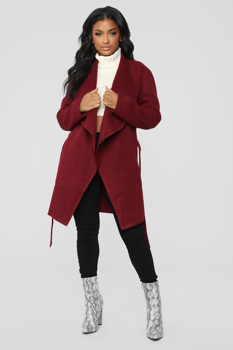 Manhattan Coat Wine Fashion Nova Jackets Coats Fashion Nova