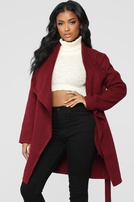 Fashion nova manhattan coat cheap