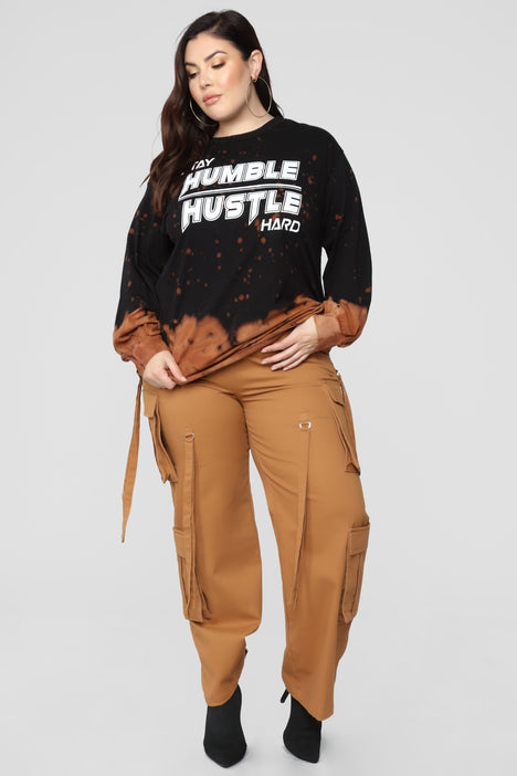 Fashion nova plus size shop cargo pants