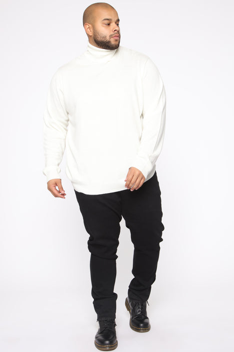 White oversized deals turtleneck