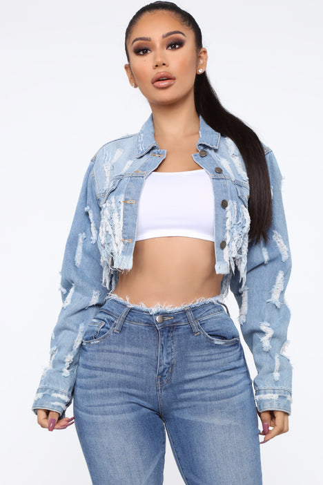 Not One To Mess With Denim Jacket Denim