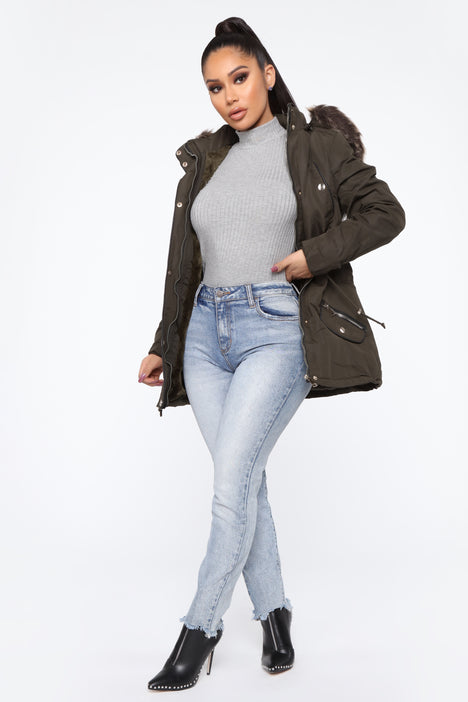 Winter in downtown jacket cheap fashion nova