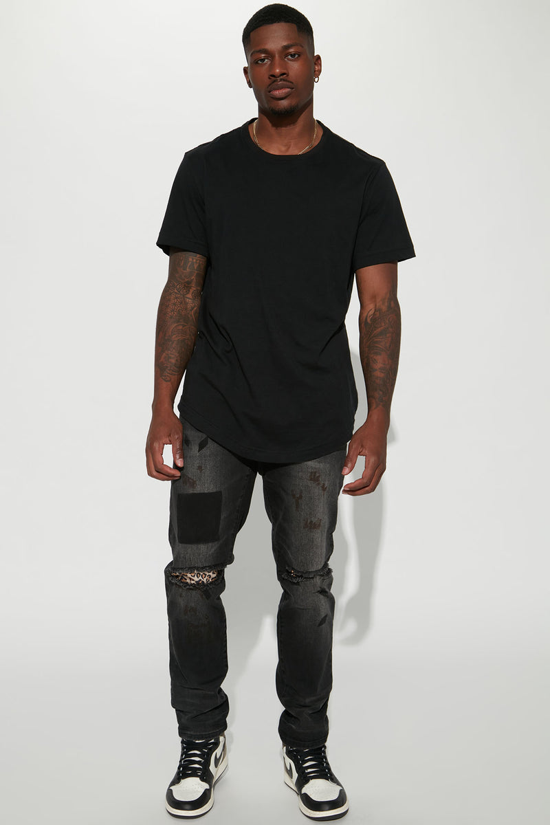 Patch It Up Slim Jeans - Black Wash | Fashion Nova, Mens Jeans ...