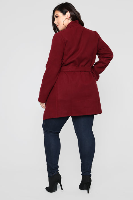 Fashion nova manhattan coat discount