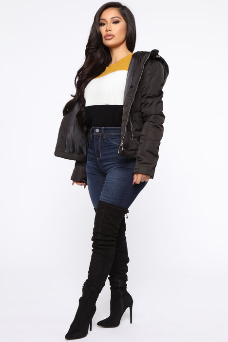 Rains check puffer on sale coat