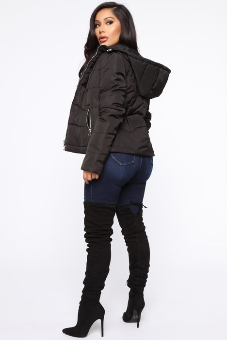 Rain Check Ready Reflective Windbreaker - Black, Fashion Nova, Jackets &  Coats