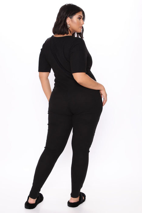 Fast love best sale henley jumpsuit