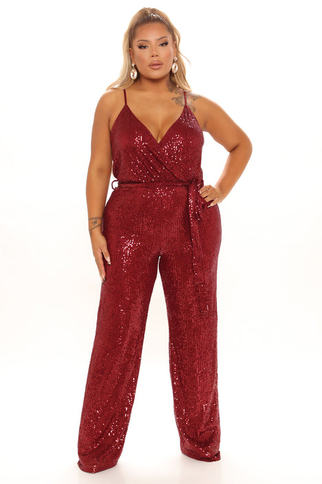 Plus size sequin jumpsuit 3x hot sale