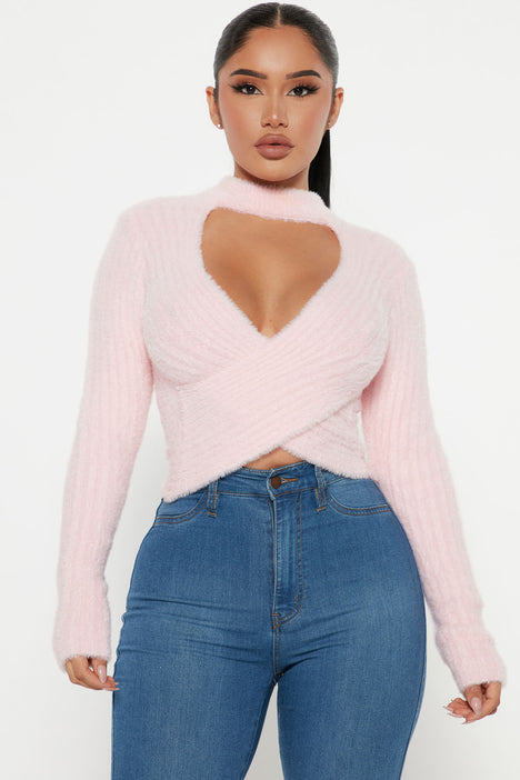 Fuzzy sweater fashion nova hotsell