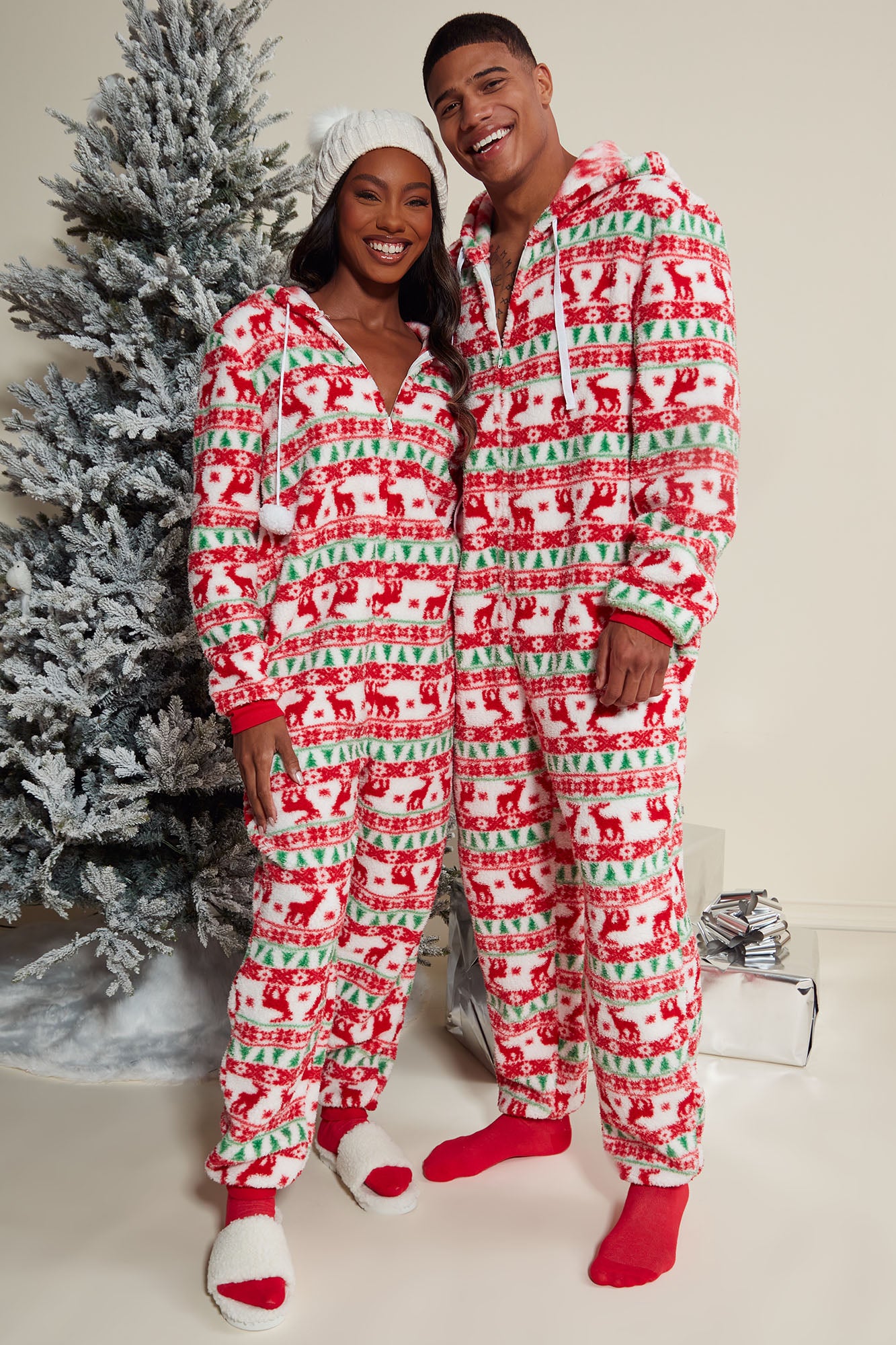 Christmas onesie for couples outlet