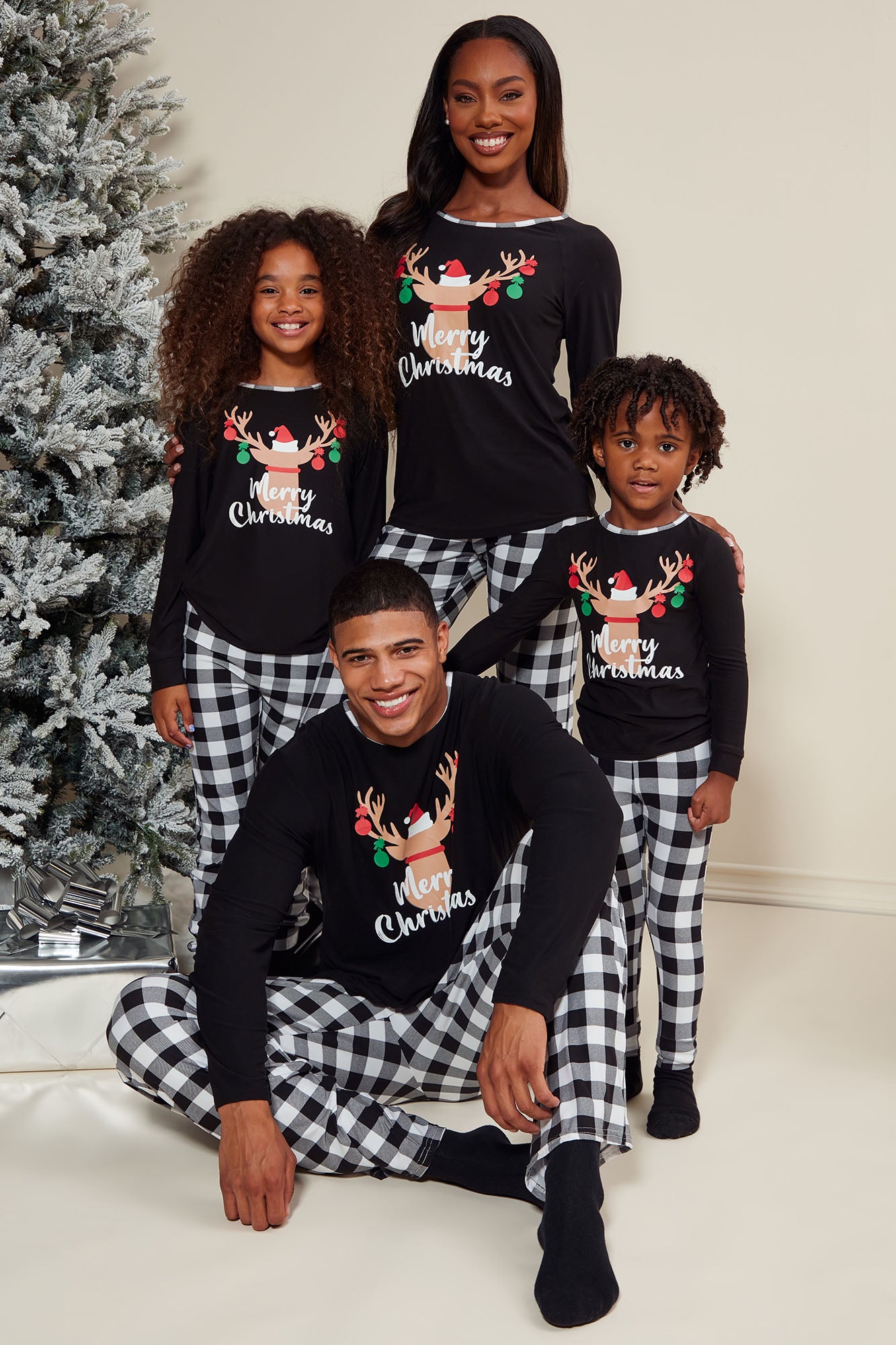 Family xmas pj set deals