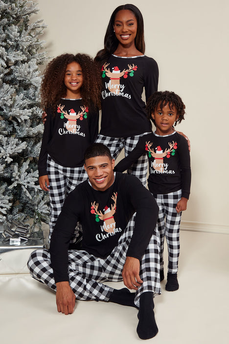  YOUNGER TREE Family Christmas Pjs Matching Sets Letter